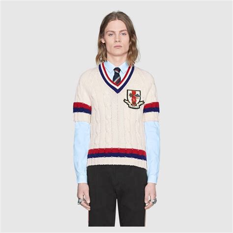 gucci short sleeve sweater|gucci sweater for men.